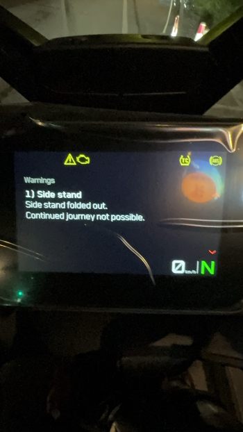 KTM新车18公里出现发动机故障灯亮