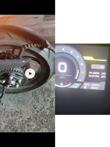 3300公里新车，按时保养，原厂链子就断了